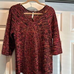 Multicolor Knit Women's Top